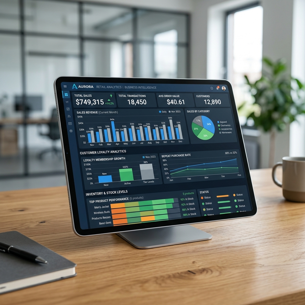 Dynamics 365 retail executive dashboard